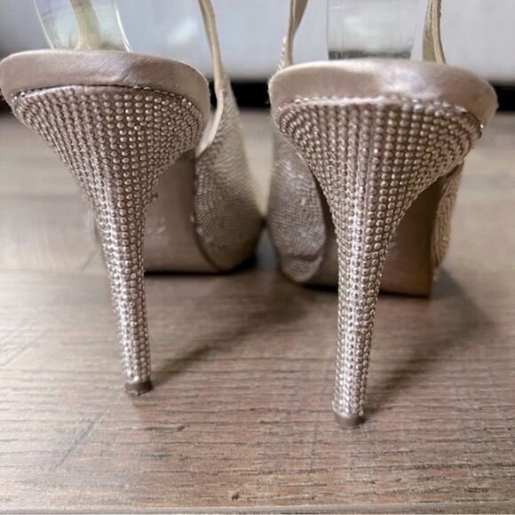 stilettos Nina New York High Heels //
Nina Gold Glitter Stilettos heels Sz 8.5 - Picture 8 of 16